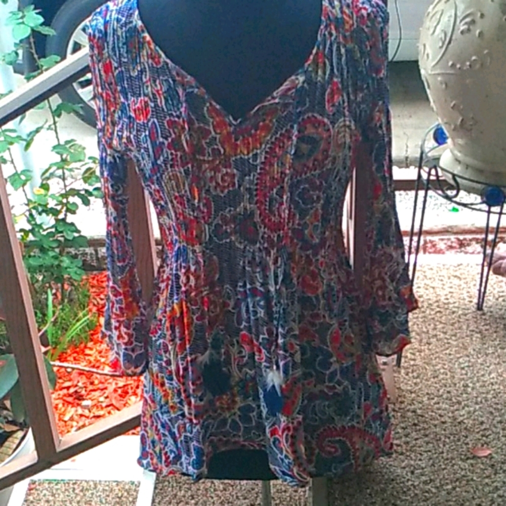 Colorful summer blouse